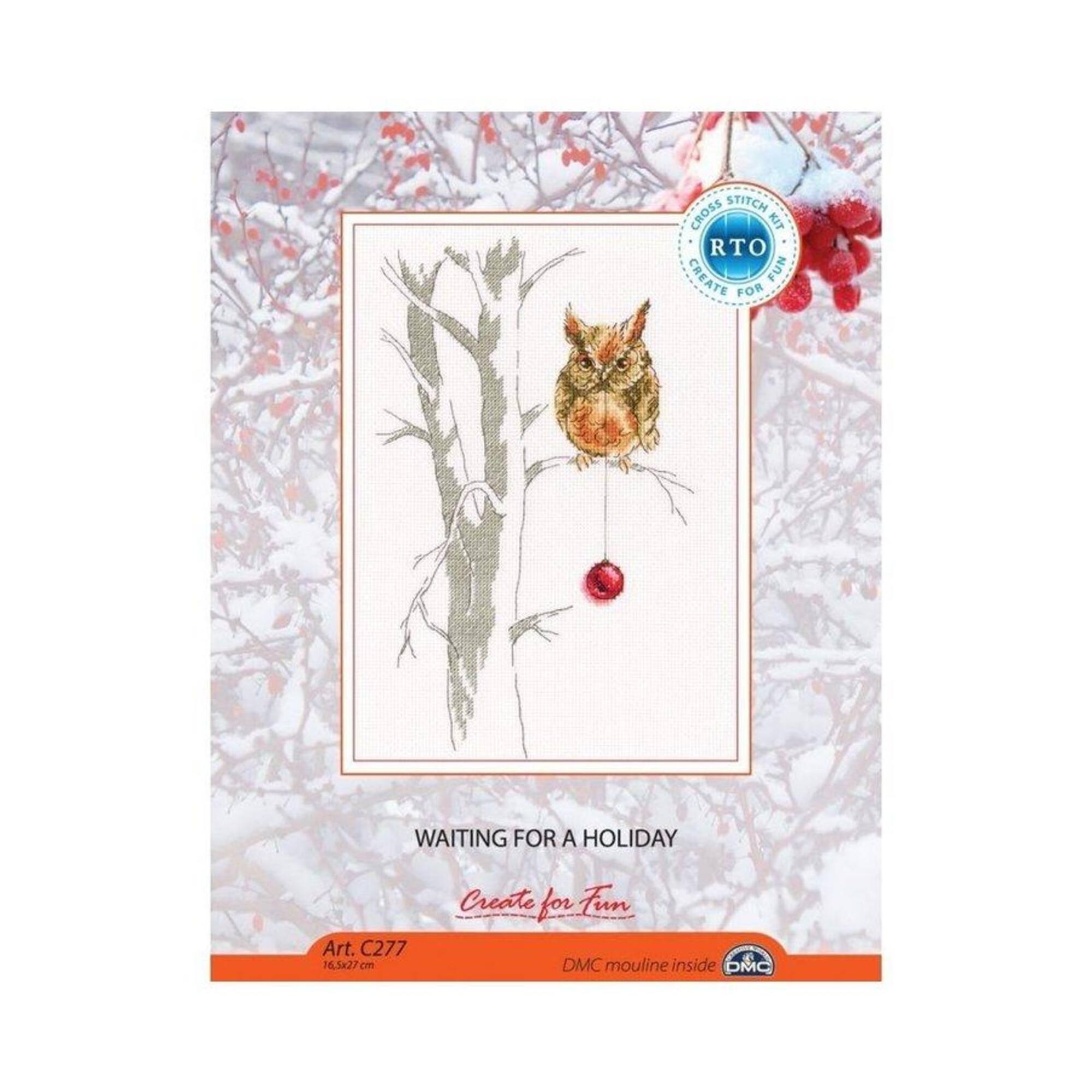 RTO Waiting for a Holiday Cross Stitch Kit